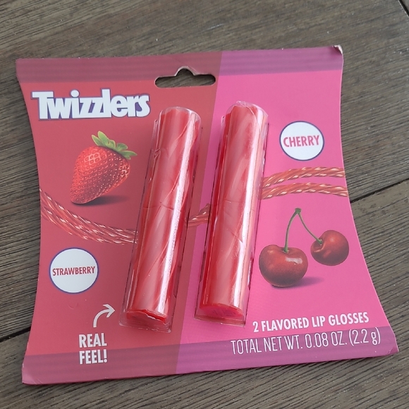 Taste Beauty Other - Twizzlers Cherry and Strawberry Lip Gloss Set NWT Sealed